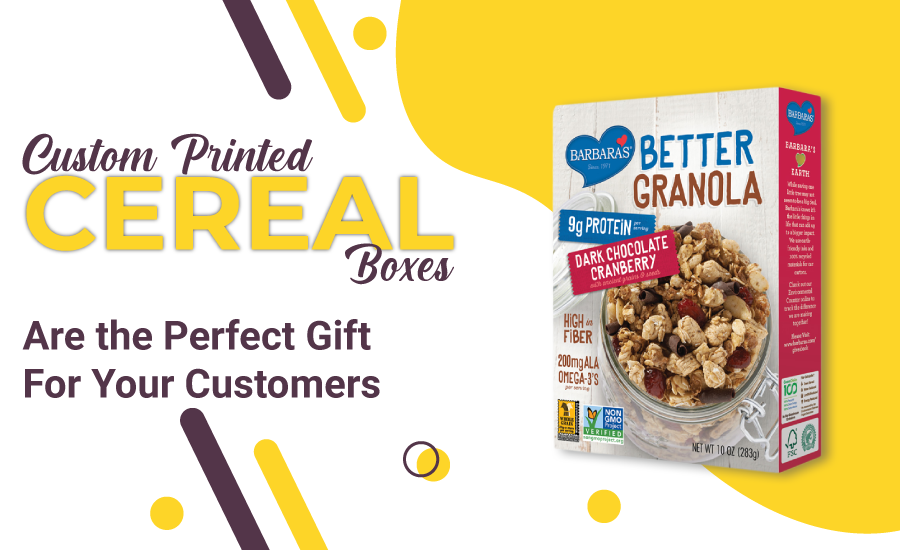 Custom Printed Cereal Boxes